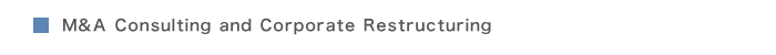 M&A consulting and corporate restructuring